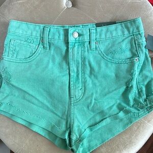 NWT Teal Highest Rise Cheeky Shorts Wild Fable